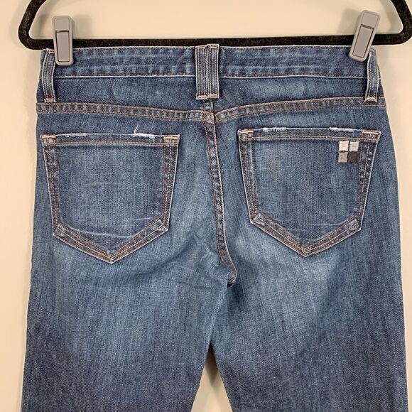Salt Works jeans Avenue A low rise flare woman’s size 28 medium wash blue denim - Picture 8 of 10